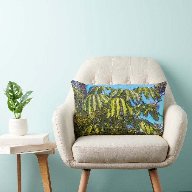 Rectangle Coussin Lombaire Schefflera Umbrellas (Chaise)