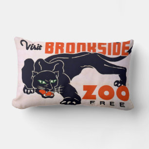 Rectangle coussin lombaire vintage Black Panther