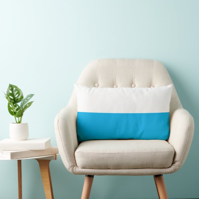 Rectangle Coussin Lumbar à deux tons (Chaise)