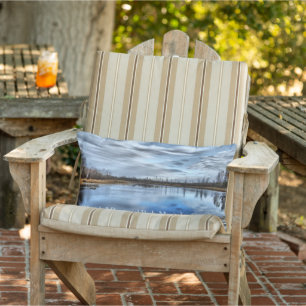 Rectangle Coussin Lumbar de la rivière Whiteshell en automne
