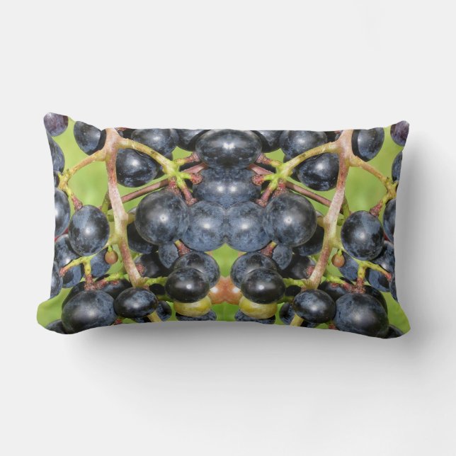 Rectangle Coussin Lumbar de raisin (Recto)