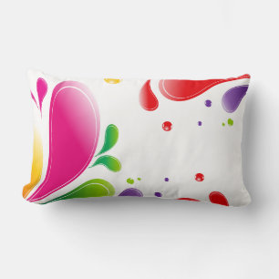 Rectangle Coussin Lumbar du Nouvel An 13" x 21"