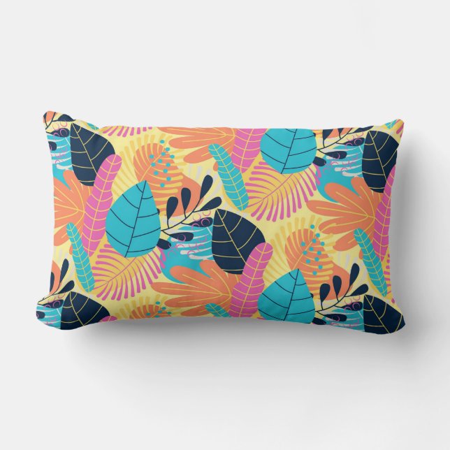 Rectangle Coussin Maison Teintes Lumineuses (Recto)