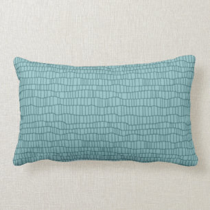 Rectangle Coussin monochromatique d'accent de vert de
