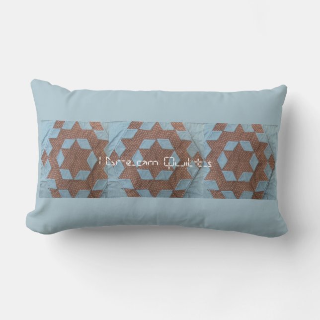 Rectangle Coussin - motif couette - Château (Recto)