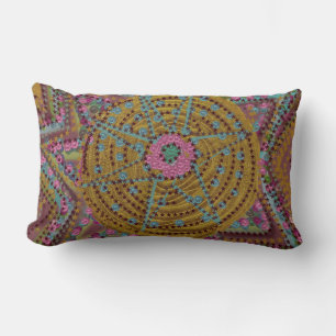 Rectangle Coussin Motif Lumbar Star