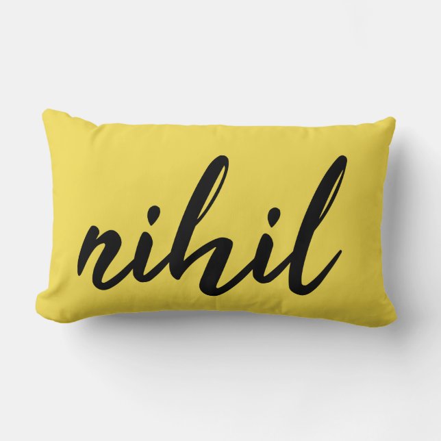 Rectangle Coussin Nihil (Recto)