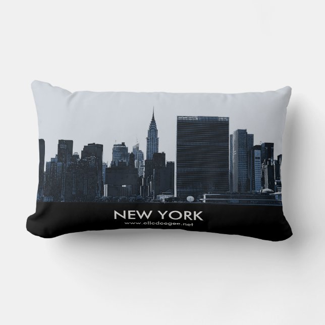 Rectangle Coussin NYC Skyline Lumbar (Recto)