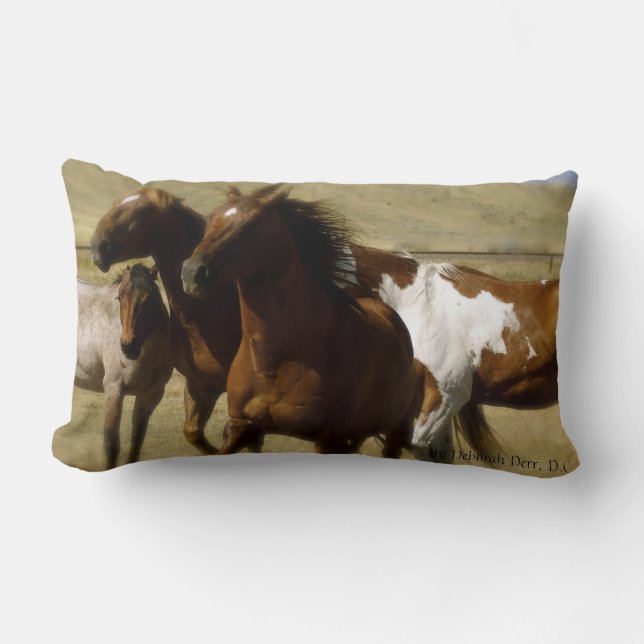 Rectangle Coussin occidental de cheval (Recto)
