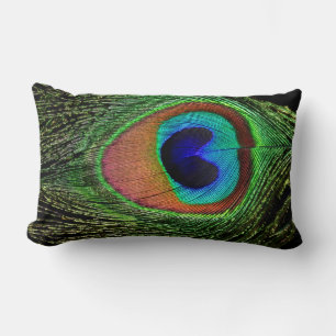 Rectangle Coussin Œil de Paon