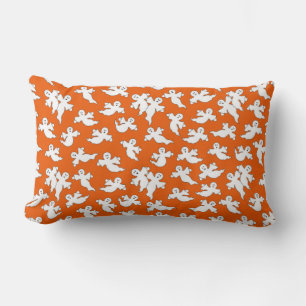 Rectangle Coussin Orange Flying Ghosts