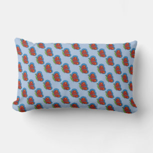 Rectangle Coussin papillon bleu