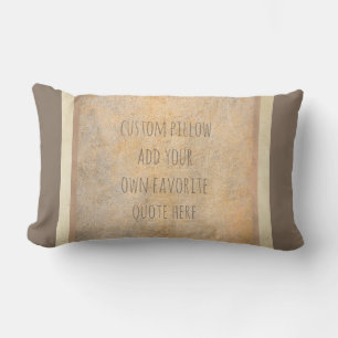 Rectangle coussin personnalisé ajouter votre devis favori se