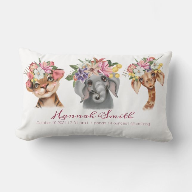 Rectangle Coussin personnalisé de l'enfant (Recto)