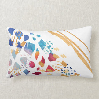 Rectangle Coussin pour aquarelle abstrait d'accent de Décor