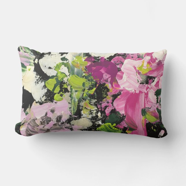 Rectangle Coussin pour toujours floral (Recto)