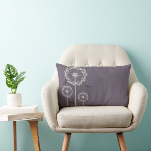 Rectangle Coussin pourpre de MoJo d'Américain de libellules