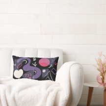 Coussin rétro, rectangulaire, coloré, confortable