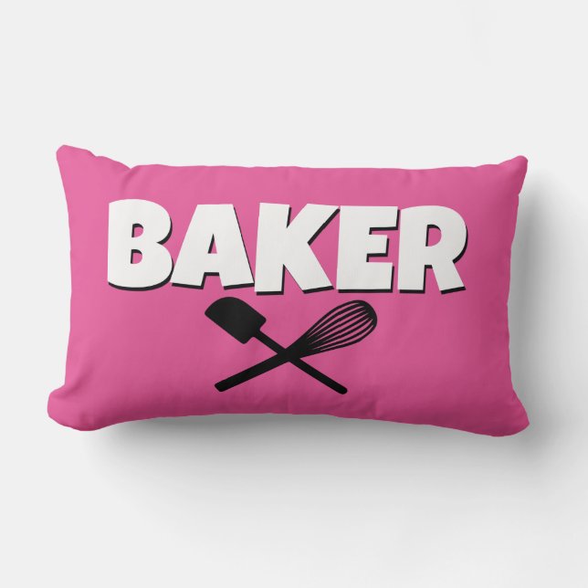 Rectangle Coussin rose mignon de Baker (Recto)