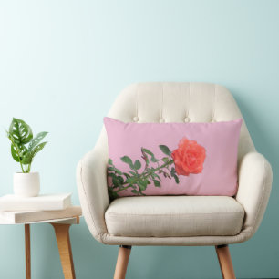 Rectangle Coussin - Rose unique