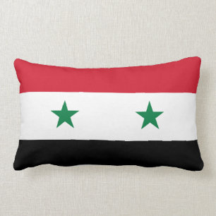 Rectangle Coussin syrien de drapeau