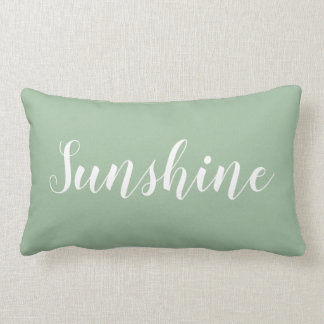 Rectangle Coussin vert minimaliste élégant à la mode moderne