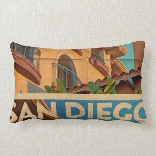Rectangle Coussin Vintage San Diego Lumbar