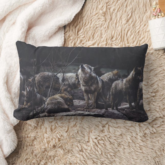 Rectangle Coussin Wolf Pack Lumbar (Couverture)