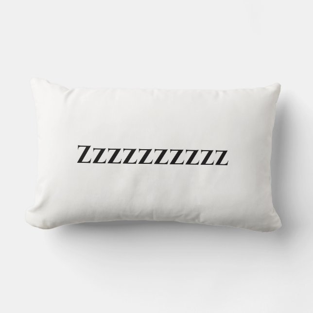Rectangle Coussin Zzzzzz (Recto)