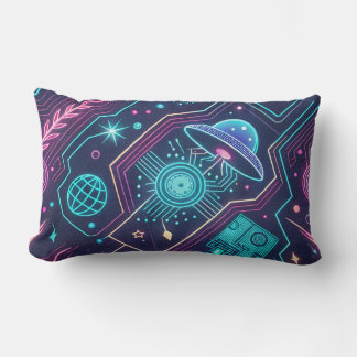 Rectangle Couverture coussin à thème Galaxy, coussin design 