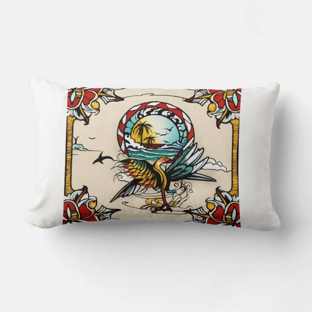 Rectangle Couverture Coussin d'image artistique (Recto)