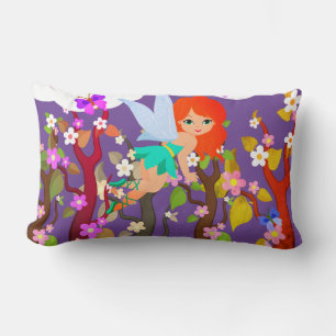 Rectangle créatures forestières coussin lombaire