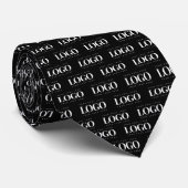 Rectangle Custom Logo Pattern Business Corporate  Tie (Rolled)