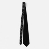Rectangle Custom Logo Pattern Business Corporate  Tie (Back)
