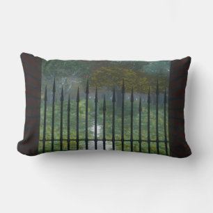 Rectangle Dans l'ancien Coussin forestier
