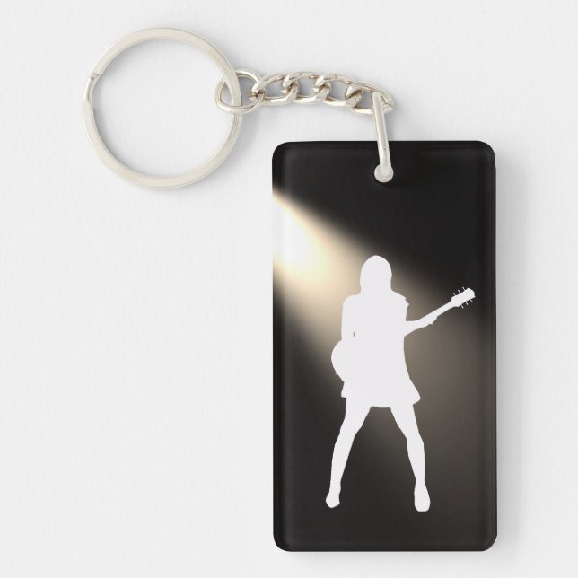 Rectangle (double-sided) Keychain (Front)