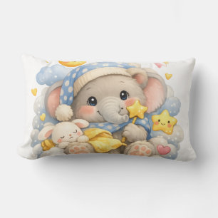Rectangle Douce rêves éléphant Coussin