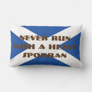 Rectangle Ecosse Lourd Sporran Lumbar Coussin