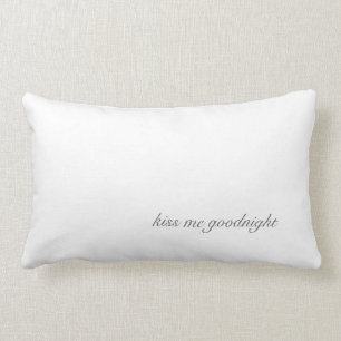 Rectangle EMBRASSEZ-MOI BONNE NUIT coussin