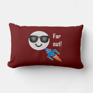 Rectangle Far Out Design - Coussin Lombaire 33 cm x 53 cm