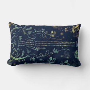 Rectangle Fleurs Guitare Lumbar Coussin