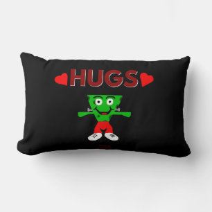 Rectangle Franken Cheese Hugs Lumbar Coussin