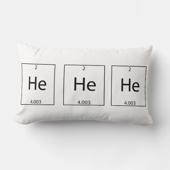 Rectangle Funny Science Coussin (Recto)
