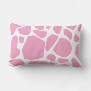 Rectangle Giraffe rose Lumbar Coussin