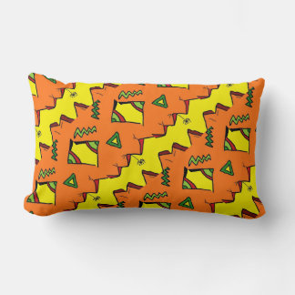 Rectangle Halloween Jack-O-Lantern & Spider Coussin Polyeste