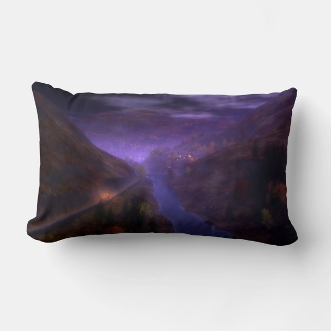Rectangle Highland Home Lights Coussin (Recto)
