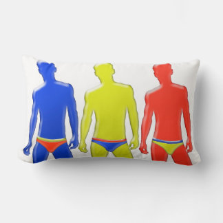 Rectangle Hommes en sous-vêtements Coussin