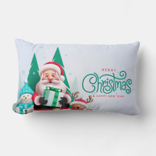Rectangle Housse de Coussin Joyeux Noël