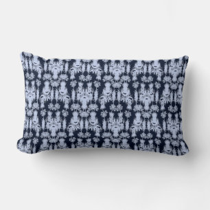 Rectangle Indigo Shibori Coussin : Des rêves de teinture tex