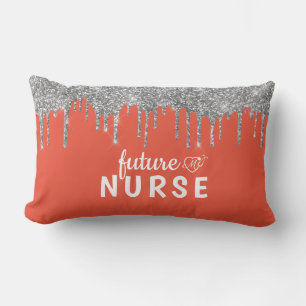 Rectangle Infirmière Glam personnalisée Coussin Lumbar